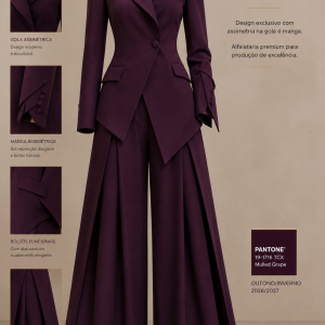 Modelação e Confeção de Conjunto Premium Outono/Inverno